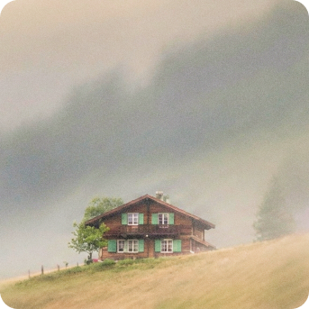 Maison illustrant les étapes